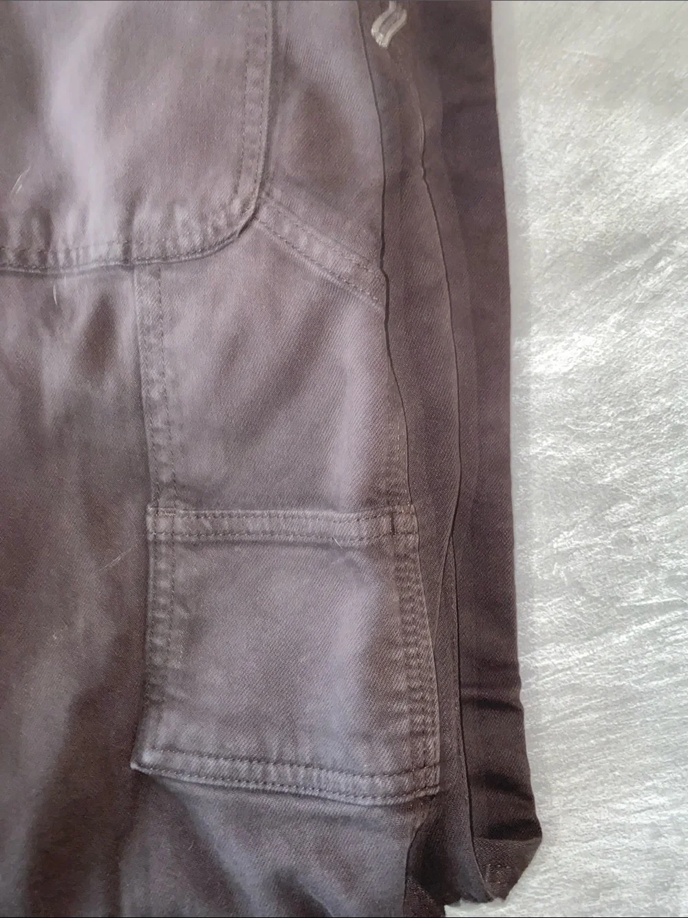 Hollister Men's Cargo Pants - Dark Chocolate Brown